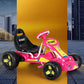 Rigo Kids Pedal Go Kart Ride On Toys Racing Car Plastic Tyre Pink