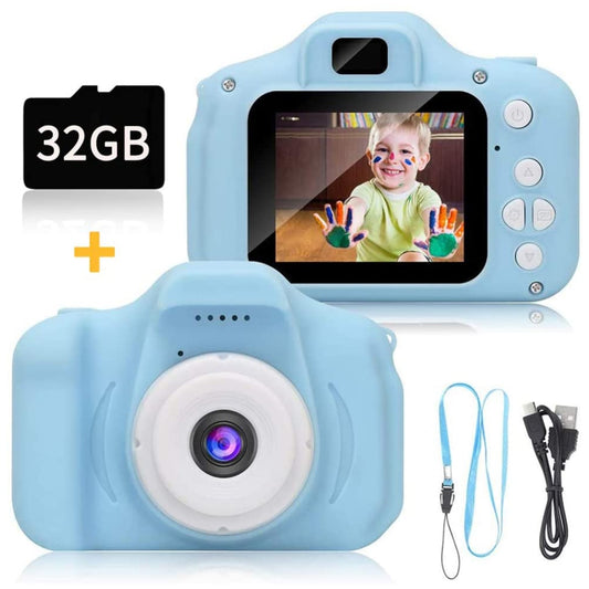 Mini Digital Children Camera Kids Camera 2.0" LCD Toy 32G Card HD