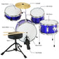 Karrera Children's 4pc Drum Kit - Blue