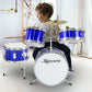 Karrera Children's 4pc Drum Kit - Blue