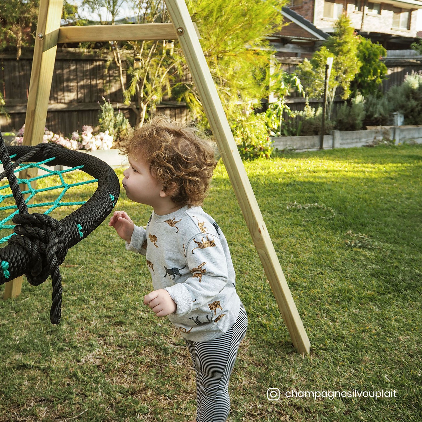 Lifespan Kids Oakley Swing Set with 1.2m Spidey Web Swing